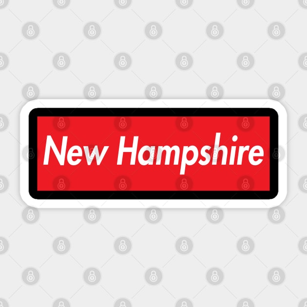 NEW HAMPSHIRE SUPER USA LOGO Sticker by elsa-HD